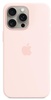 Apple iPhone 15 Pro Max Silicone Case with MagSafe Light Pink (MT1U3) (high copy)
