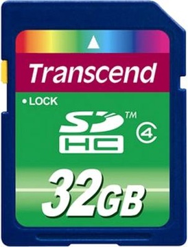 Transcend 32 GB SDHC Class 4 TS32GSDHC4