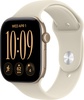 Apple Watch Series 12 GPS 46mm Light Gold Aluminum Case with Sand Sport Band S/M (MJEN4)