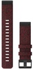 Garmin Ремінець для Fenix 6x 26mm QuickFit Heathered Nylon Red bands (010-12864-06) (14053)