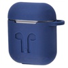 Simple Case Silicone Dark Blue for Apple AirPods (with Logo)