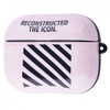 Simple Stickers Print Case for AirPods Pro Off White Pink