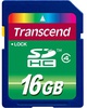 Transcend 16 GB SDHC Class 4 TS16GSDHC4