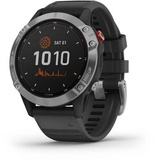 Garmin Fenix 6 Solar Silver with black band (010-02410-00)