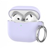 AhaStyle Colorful Silicone Case for Airpods 4 Lavender