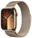 Apple Watch Series 9 GPS + Cellular 45mm Gold Stainless Steel Case With Gold Milanese Loop (MRMU3)