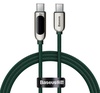 Baseus Display Fast Charging Type-C to Type-C 100W 1m Dark Green (CATSK-B06)