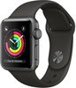 Apple  Watch Series 3 GPS 38mm Space Gray Aluminum w. Gray Sport B. - Space Gray (MR352)