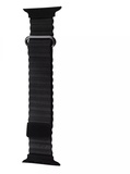 Apple Watch 42mm/44mm/45mm/49mm Colour Leather Black (high copy)
