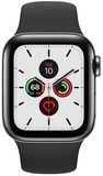 Apple Watch Series 5 GPS + Cellular 40mm Space Black Stainless Steel Case with Black Sport Band (MWWW2)