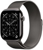 Apple Watch Series 11 GPS + Cellular 46mm Slate Tit. Case w. Slate Milanese Loop - S/M (MFD34)