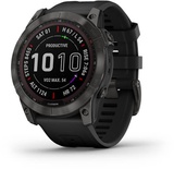 Garmin Fenix 7X Sapphire Solar Carbon Gray DLC Titanium with Black Band (010-02541-10/11)