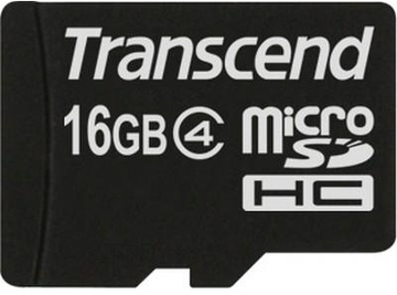 Transcend 16 GB microSDHC class 4 TS16GUSDC4