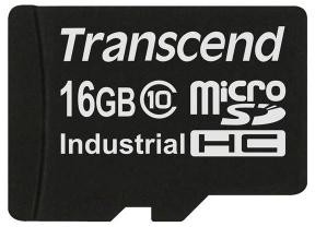 Transcend 16 GB microSDHC class 10 Industrial TS16GUSDC10I