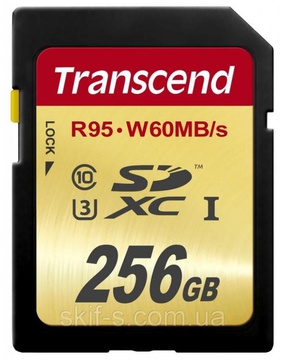 Transcend 256 GB SDXC UHS-I U3 TS256GSDU3