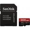 SanDisk 256 GB microSDXC UHS-I U3 Extreme Pro A2 + SD Adapter SDSQXCZ-256G-GN6MA