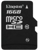 Kingston 16 GB microSDHC class 10 SDC10/16GBSP