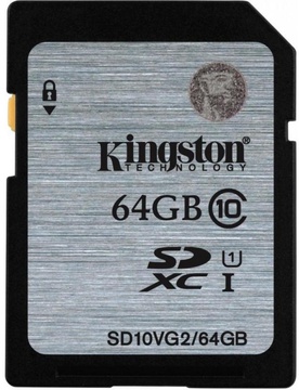 Kingston 64 GB SDXC Class 10 UHS-I SD10VG2/64GB
