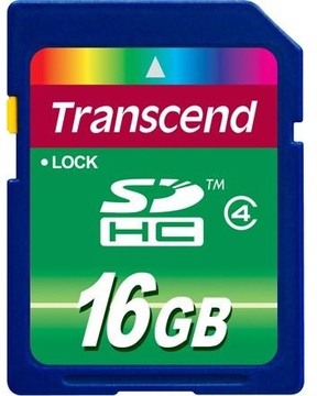 Transcend 16 GB SDHC Class 4 TS16GSDHC4