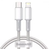 Baseus Type-C to Lightning PD 20W 1M High Density Braided White (CATLGD-02)