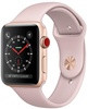 Apple Watch Series 3 GPS + Cellular 38mm Gold Aluminum Case with Pink Sand Sport Band (MQJQ2)