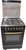 FRESH Forno 55x55 (F55G5) black st.st. top