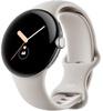 Google Pixel Watch LTE Polished Silver Case/Chalk Active Band