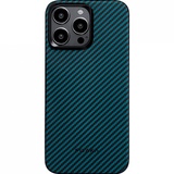 Pitaka MagEZ Case 4 Twill 1500D Black/Blue for iPhone 15 (KI1508)