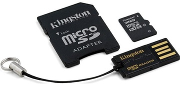 Kingston 32 GB microSDHC class 10 Mobility Kit MBLY10G2/32GB