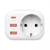 Proove Multifunctional Socket PD-01 EU 1AC (1 Type-C 20W + 2 USB) White