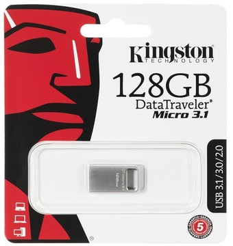 Kingston 128 GB DT Micro 3.1 Metal (DTMC3/128GB)