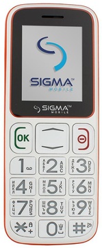 Sigma mobile Comfort 50 Mini3 White/Orange (UA UCRF)