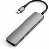 Satechi Aluminum Type-C Slim Multi-Port Adapter 4K V2 Space Gray (ST-SCMA2M)