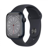 Apple Watch Series 8 GPS 41mm Midnight Aluminum Case With Midnight Sport Band (MNP53)