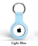 Apple AirTag Silicone Key Ring Light Blue