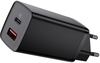 Baseus GaN2 Lite Quick Charger C+U 65W Black (CCGAN2L-B01)
