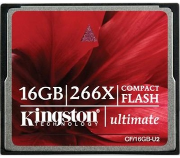 Kingston 16 GB CompactFlash Ultimate 266X CF/16GB-U2