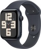 Apple Watch SE 2 GPS 40mm Midnight Aluminium Case w. Midnight Sport Band - M/L (MXE93)