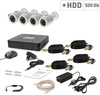 Tecsar AHD 4OUT + HDD 500GB (6756)
