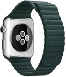 Apple Watch 38mm/40mm/41mm/42mm Leather Loop Forest Green (high copy)