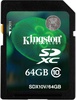 Kingston 64 GB SDXC Class 10 SDX10V/64GB
