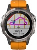 Garmin Fenix 5 Plus Sapphire Titanium with Orange Silicone (010-01988-73)