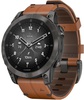 Garmin Epix (Gen 2) Sapphire - B. Titanium w. Chestnut L. Band (010-02582-30)