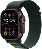 Apple Watch Ultra 2 GPS + Cellular 49mm Black Titanium Case With Dark Green Alpine Loop - Large (MX4T3)