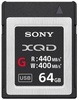 Sony 64 GB XQD G Series PCI Express 3.0 (QDG64F)