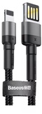 Baseus Cafule Lightning Cable Special Edition 2.4A (1m) Black/Grey