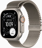 Apple Watch Ultra 3 GPS + Cellular 49mm Natural Tit. Case w. Natural Tit. Milanese Loop - Small (MEWW4)