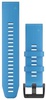 Garmin Ремешок для Fenix 5 Plus 22mm QuickFit Cyan Blue Silicone Band (010-12740-03)