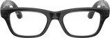 Ray-Ban Meta Blayzer Optics Gen2 - Transparent Black Frame with Demo Lens (RW7001 8526 50-19)