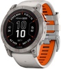 Garmin Fenix 7X Pro Sapphire Solar Titanium w. Fog Gray/Ember O. Band (010-02778-14/15)